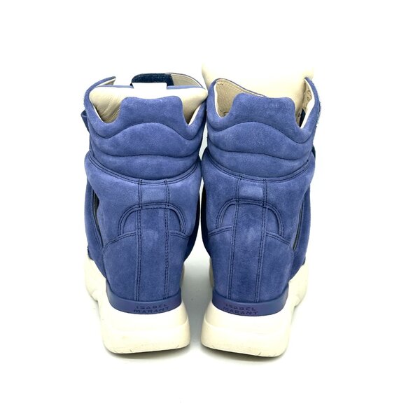 Isabel Marant BALSKEE Suede High Top Wedge Sneaker Ankle Bootie Boots - Picture 11 of 16